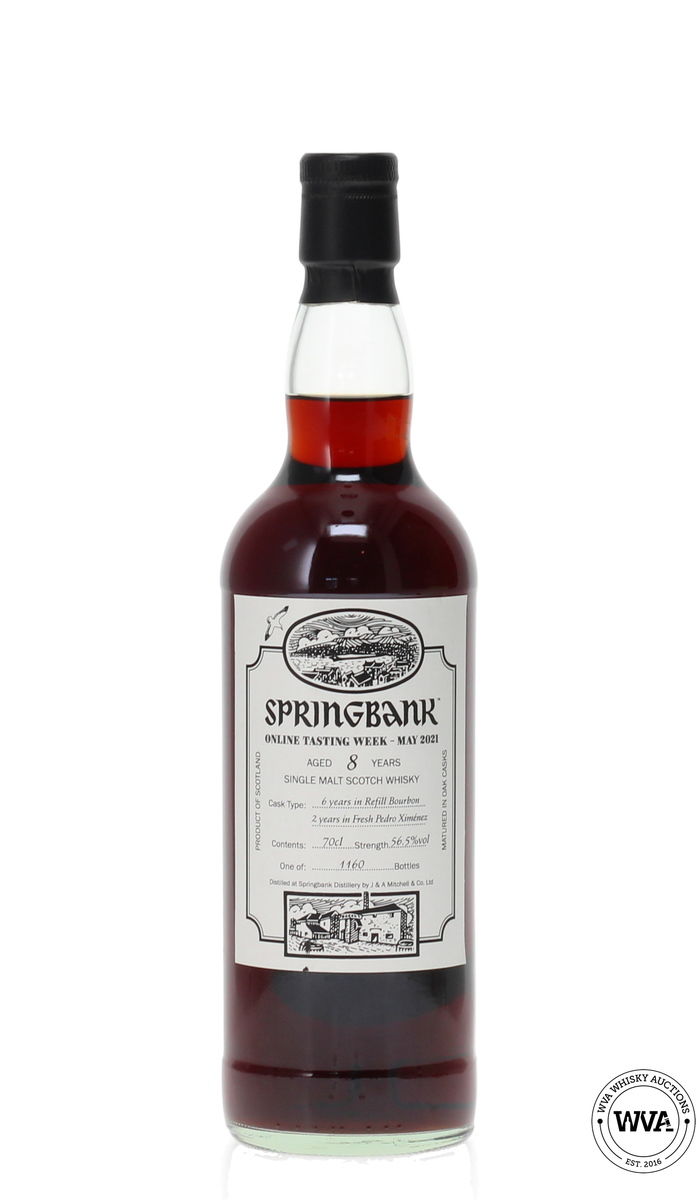 SPRINGBANK 8 YEAR OLD - ONLINE TASTING WEEK MAY 2021