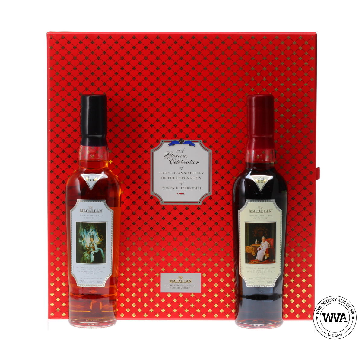MACALLAN 60TH ANNIVERSARY OF THE CORONATION 2 X 35CL