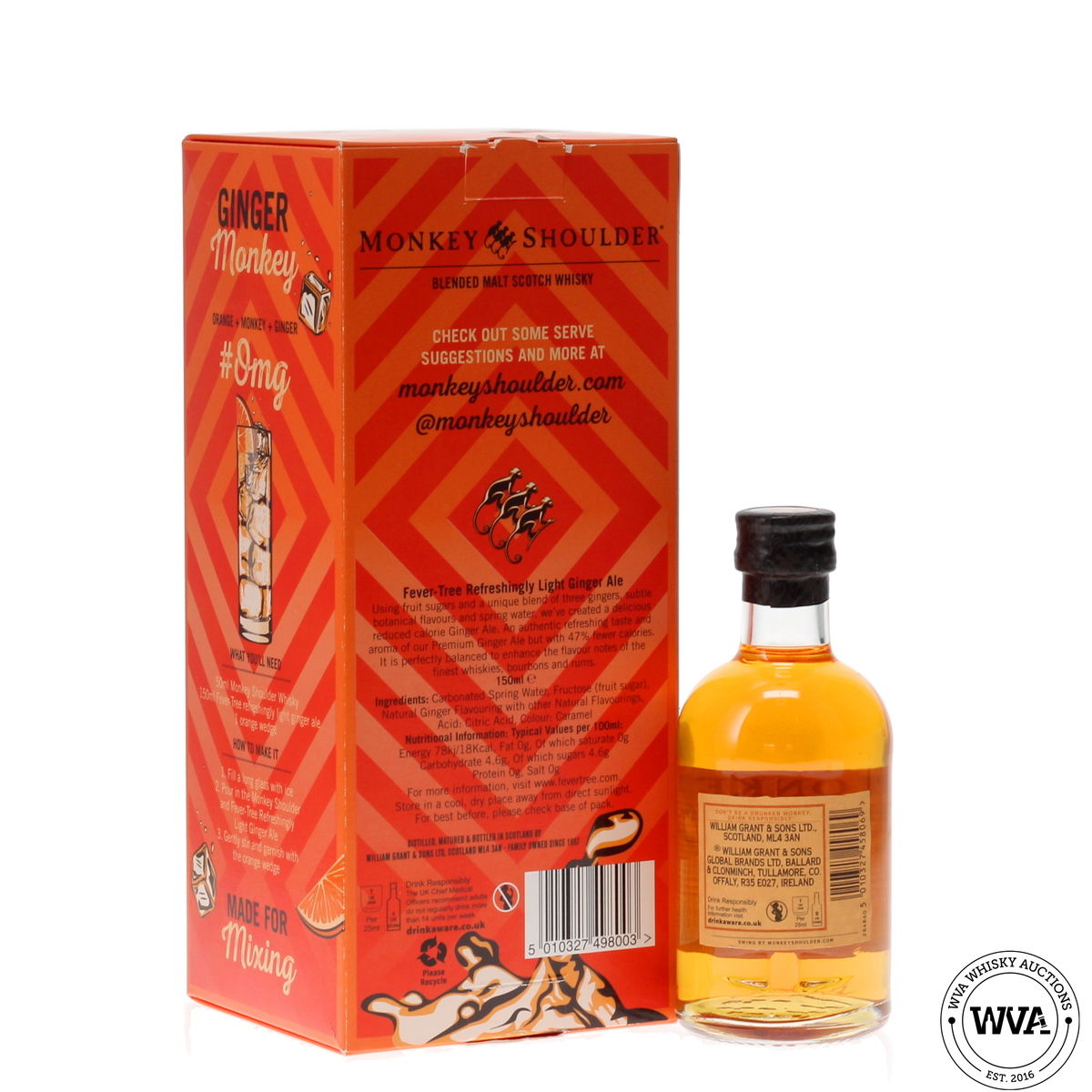 MONKEY SHOULDER & FEVER TREE PACK