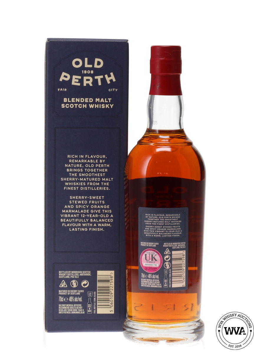 OLD PERTH 12 YEAR OLD BLENDED MALT SCOTCH WHISKY