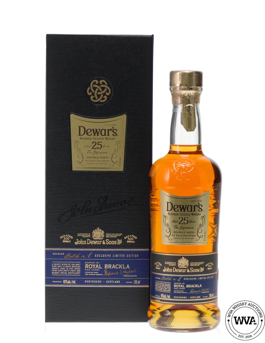DEWARS 25 YEAR OLD SIGNATURE LIMITED EDITION