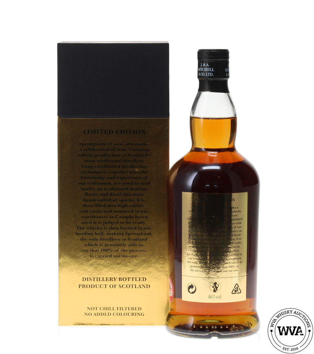 SPRINGBANK 21 YEAR OLD