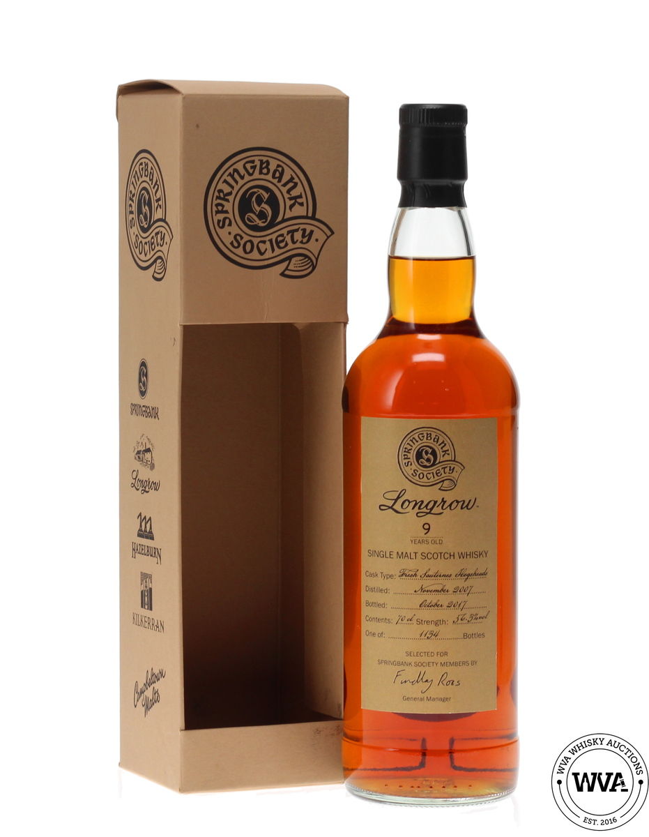 LONGROW 9 YEAR OLD 2007 SPRINGBANK SOCIETY - FRESH SAUTERNES