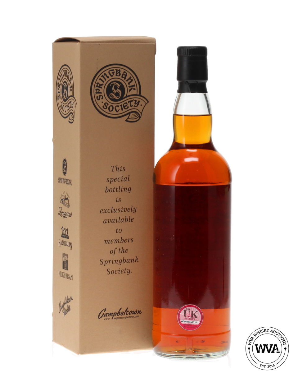 LONGROW 9 YEAR OLD 2007 SPRINGBANK SOCIETY - FRESH SAUTERNES
