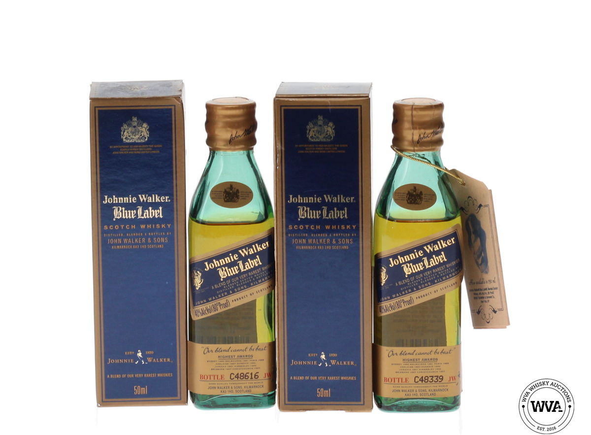 JOHNNIE WALKER BLUE LABEL MINIATURES