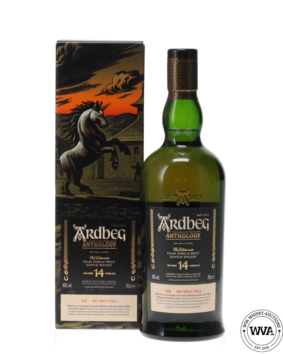 ARDBEG 14 YEAR OLD ANTHOLOGY - THE UNICORN'S TALE