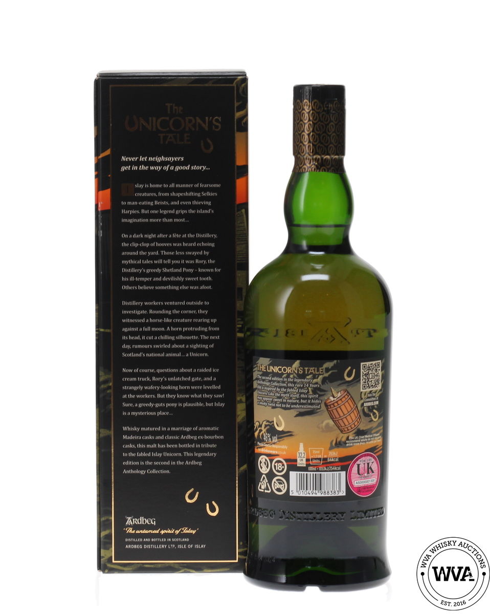 ARDBEG 14 YEAR OLD ANTHOLOGY - THE UNICORN'S TALE