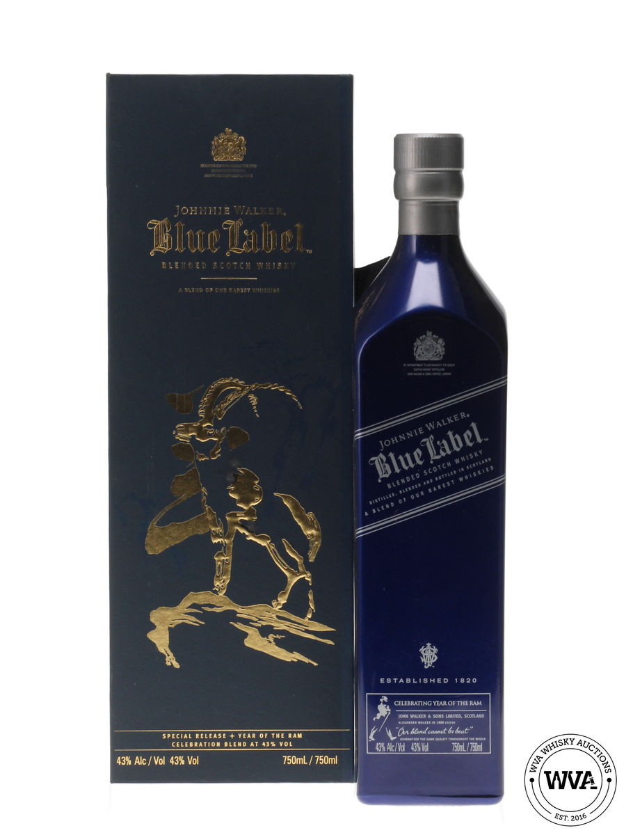 JOHNNIE WALKER BLUE LABEL - YEAR OF THE RAM
