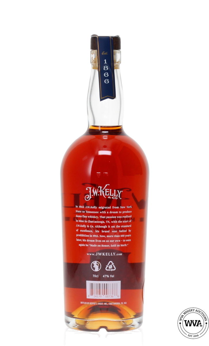 J.W.KELLY & CO OLD MILFORD STRAIGHT BOURBON WHISKEY