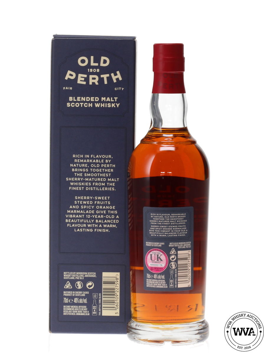 OLD PERTH 12 YEAR OLD BLENDED MALT SCOTCH WHISKY