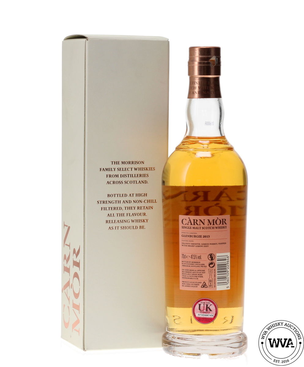GLENBURGIE 8 YEAR OLD 2013 - CARN MOR STRICTLY LIMITED