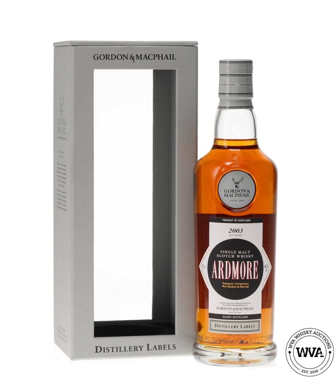 ARDMORE 2003 - GORDON & MACPHAIL DISTILLERY LABELS