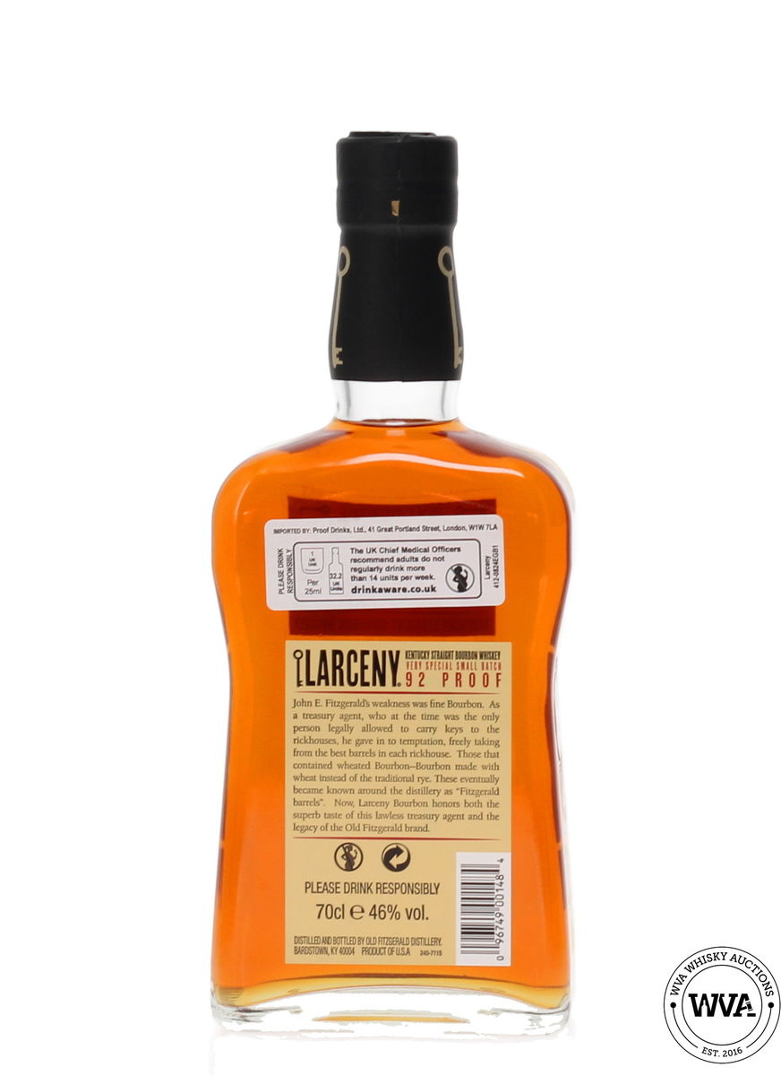LARCENY KENTUCKY STRAIGHT BOURBON WHISKEY