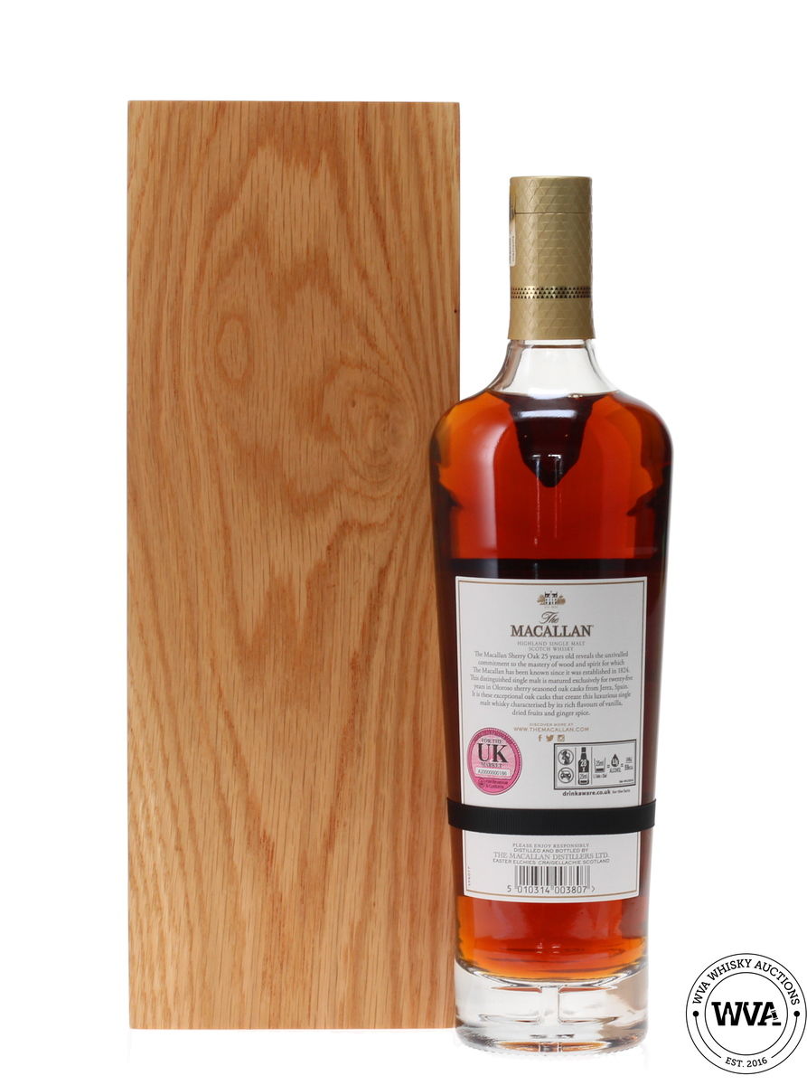 MACALLAN 25 YEAR OLD SHERRY OAK (2018)