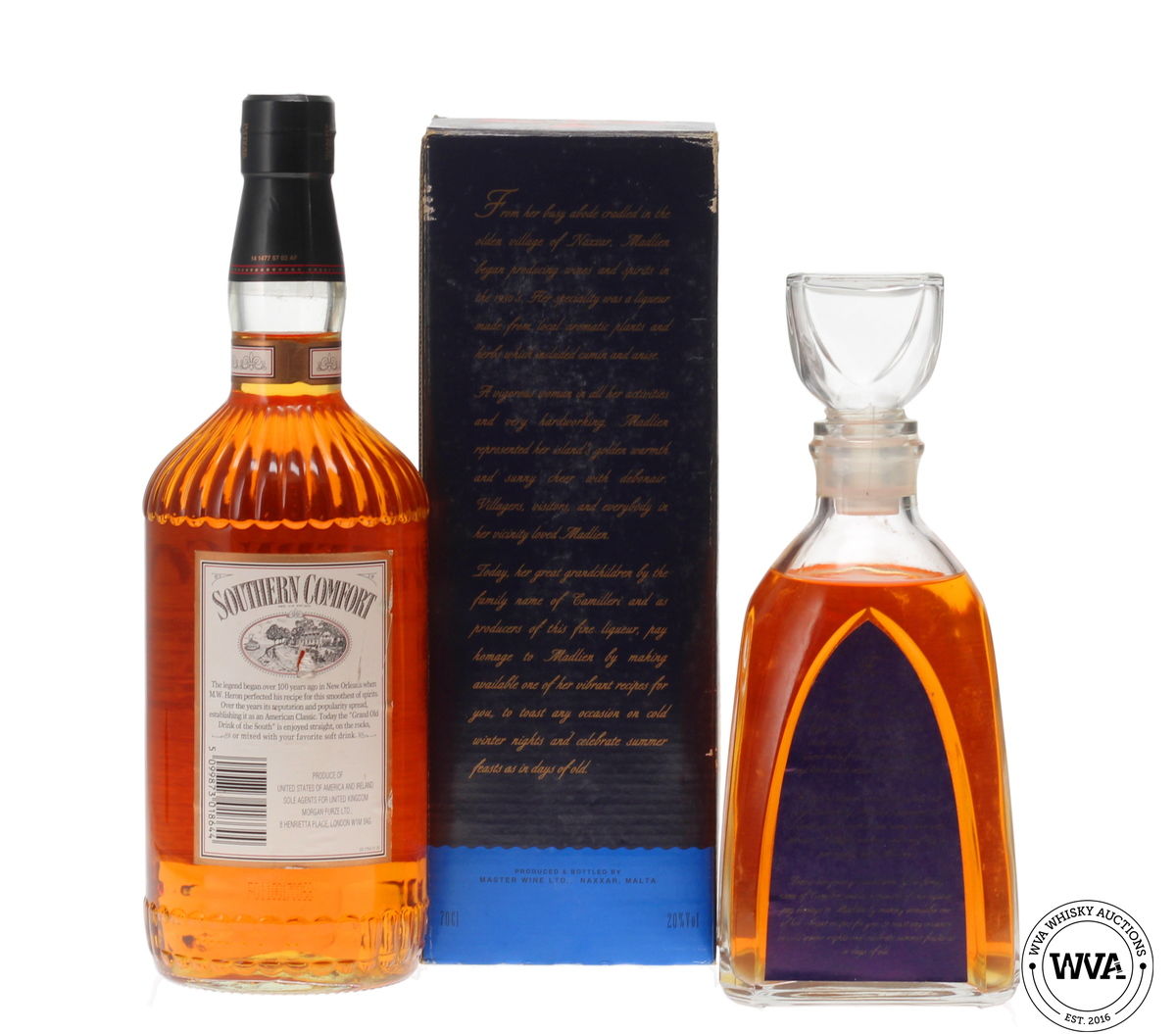 SOUTHERN COMFORT & MADLIEN LIQUEUR