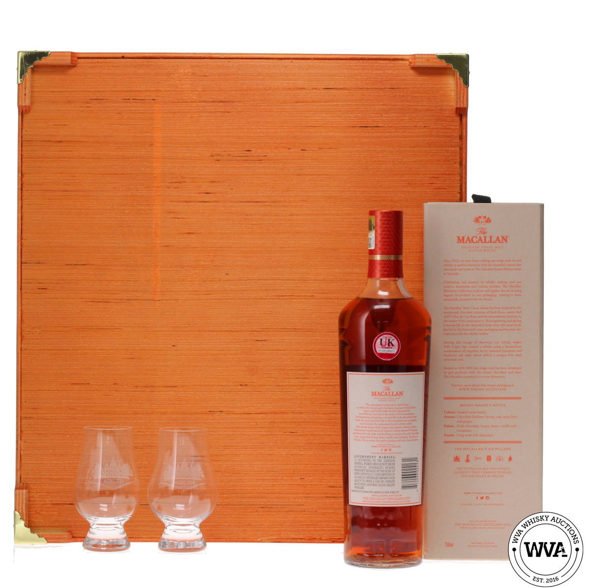 MACALLAN - RICH CACAO X COMPARTES CHOCOLATE PAIRING KIT - THE HARMONY COLLECTION 75CL