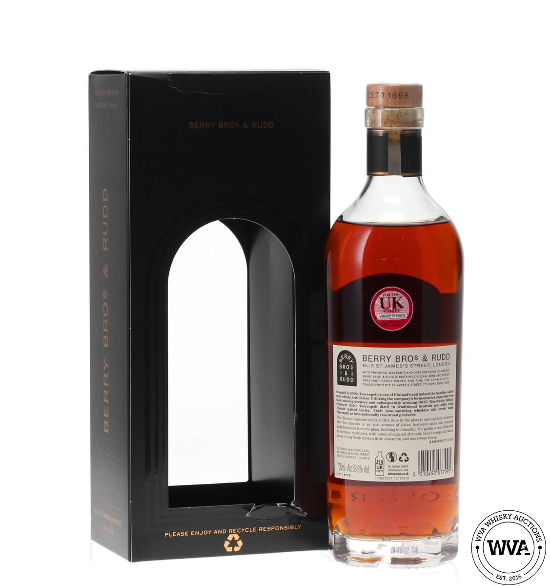 TEERENPELI 2013 BERRY BROS & RUDD #13B - THE NORDIC CASKS #2