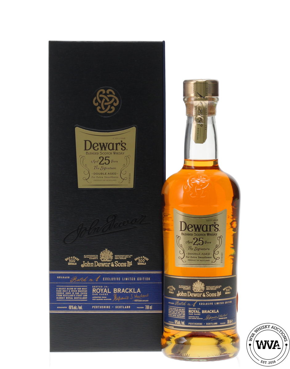 DEWARS 25 YEAR OLD SIGNATURE LIMITED EDITION