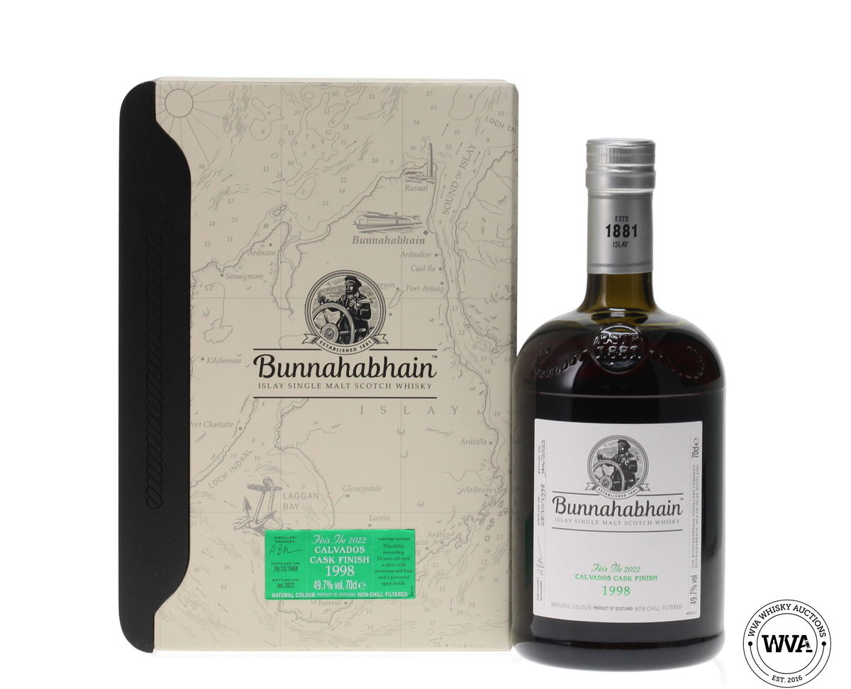 BUNNAHABHAIN 1998 FEIS ILE 2022 CALVADOS CASK FINISH