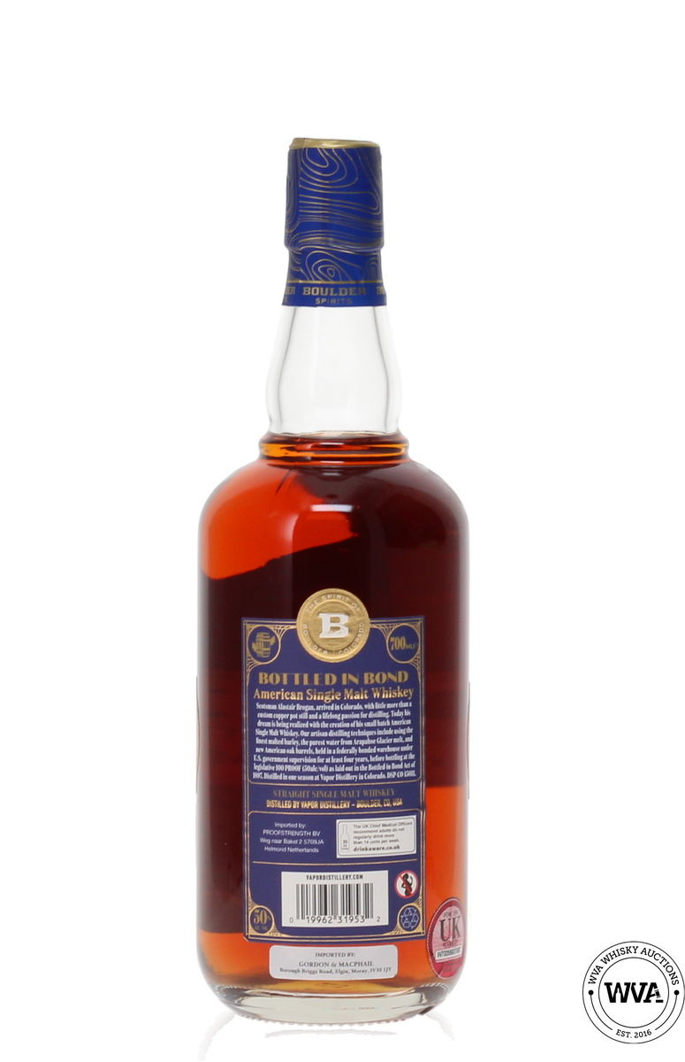 BOULDER AMERICAN SINGLE MALT WHISKEY