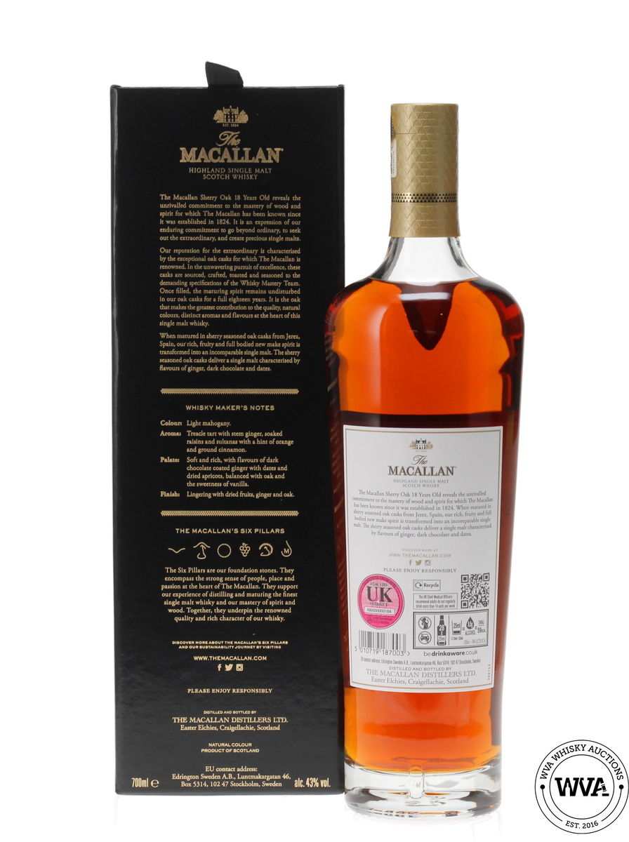 MACALLAN 18 YEAR OLD SHERRY OAK (2023)