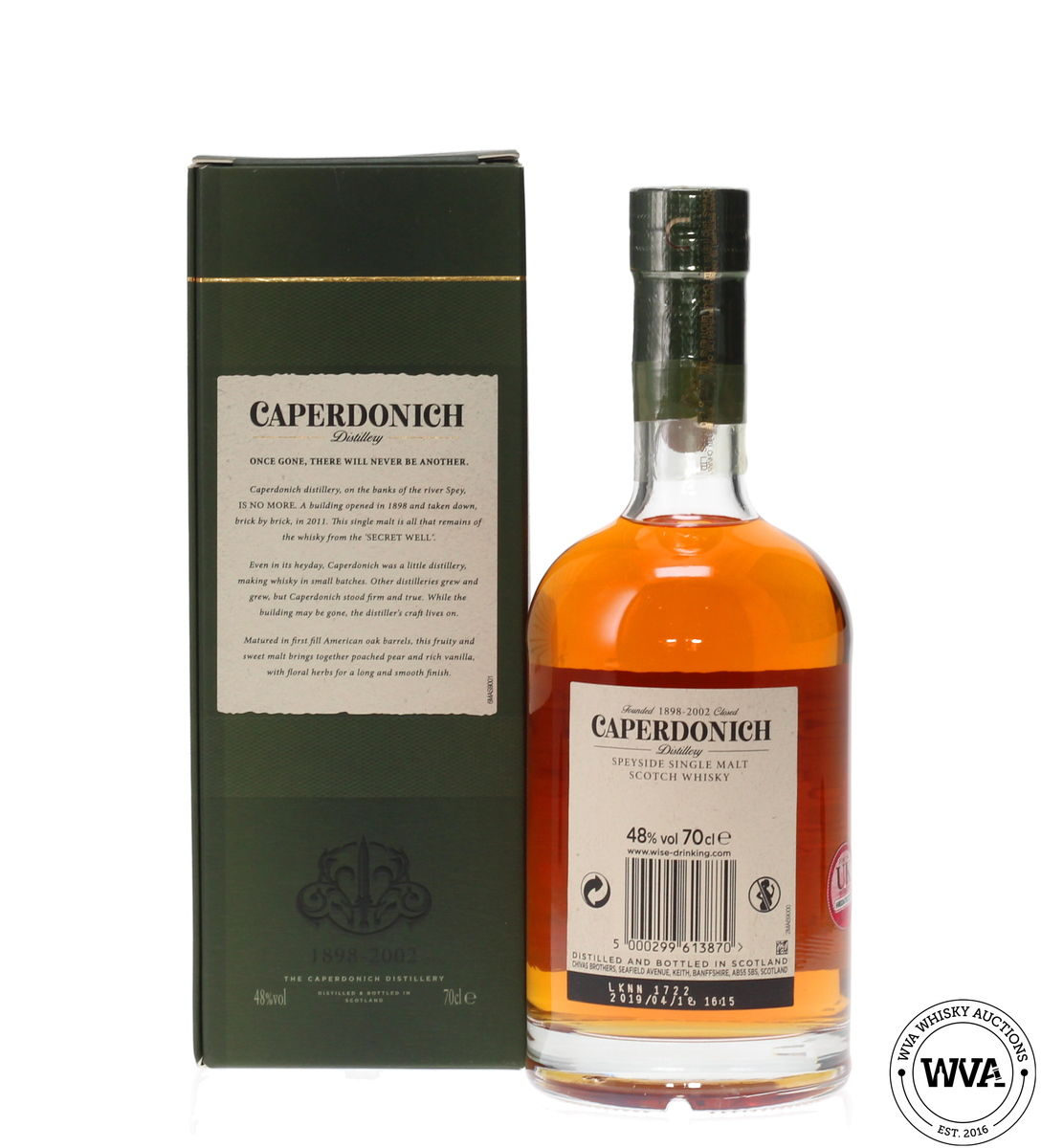 CAPERDONICH 21 YEAR OLD - SMALL BATCH RELEASE