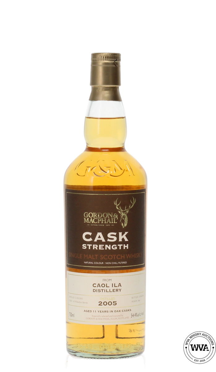 CAOL ILA 11 YEAR OLD 2005 CASK STRENGTH - GORDON & MACPHAIL