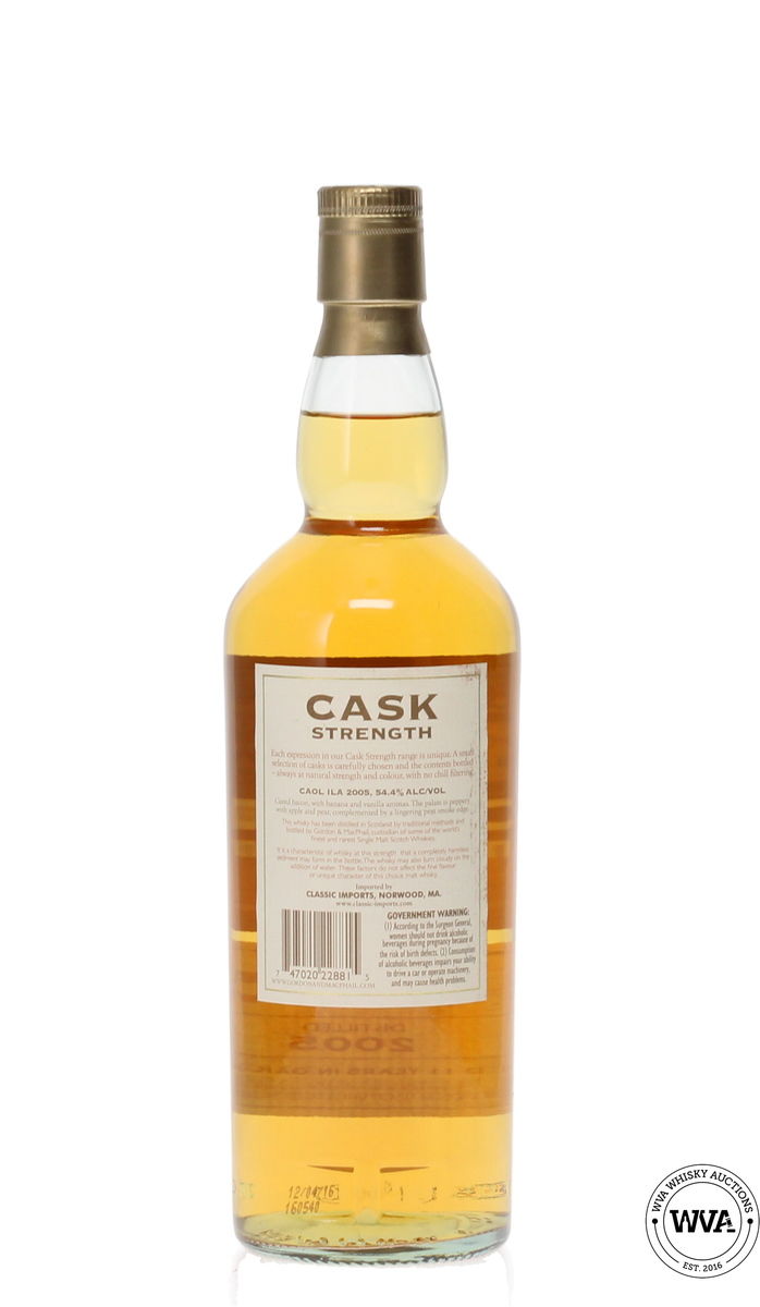 CAOL ILA 11 YEAR OLD 2005 CASK STRENGTH - GORDON & MACPHAIL