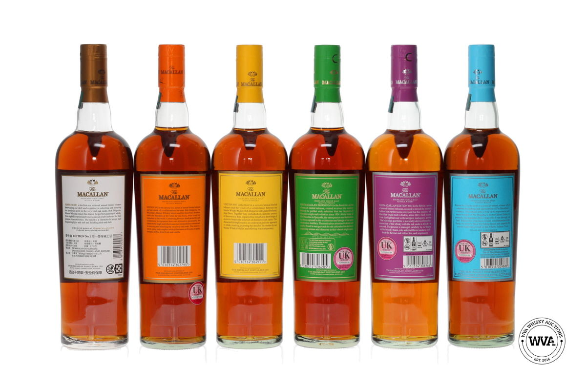 MACALLAN EDITIONS SET (1-6) 