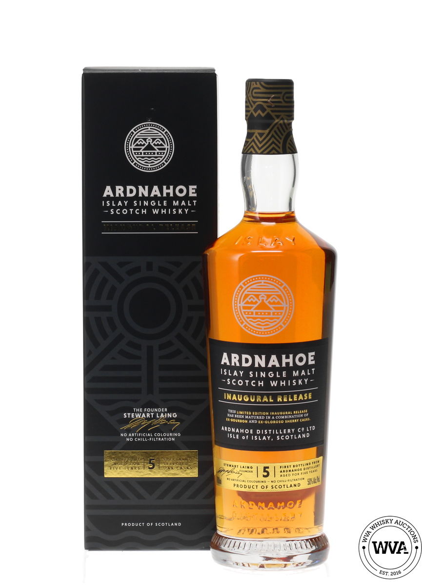 ARDNAHOE 5 YEAR OLD ISLAY SINGLE MALT - INAUGURAL RELEASE