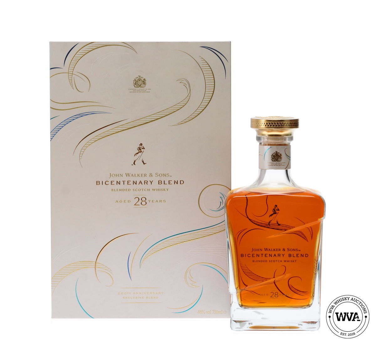 JOHNNIE WALKER & SONS - 28 YEAR OLD - BICENTENARY BLEND