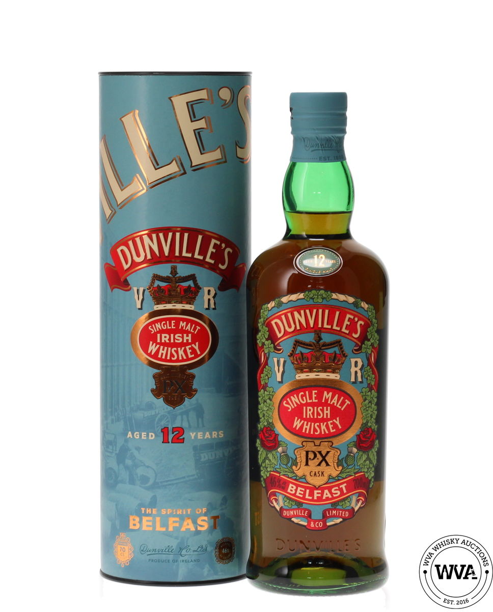 DUNVILLE'S VERY RARE 12 YEAR OLD - PX CASK IRISH WHISKEY
