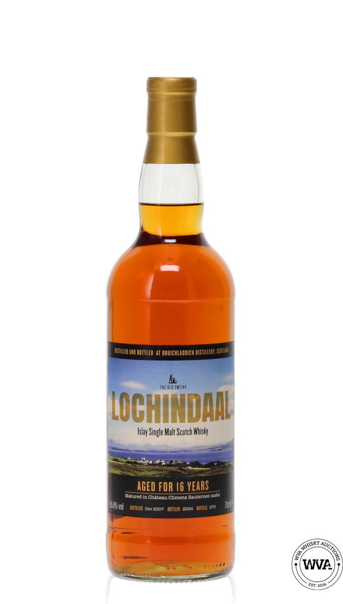 BRUICHLADDICH LOCHINDAAL 16 YEAR OLD 2007 - CHATEAU CLIMENS SAUTERNES PRIVATE CASK