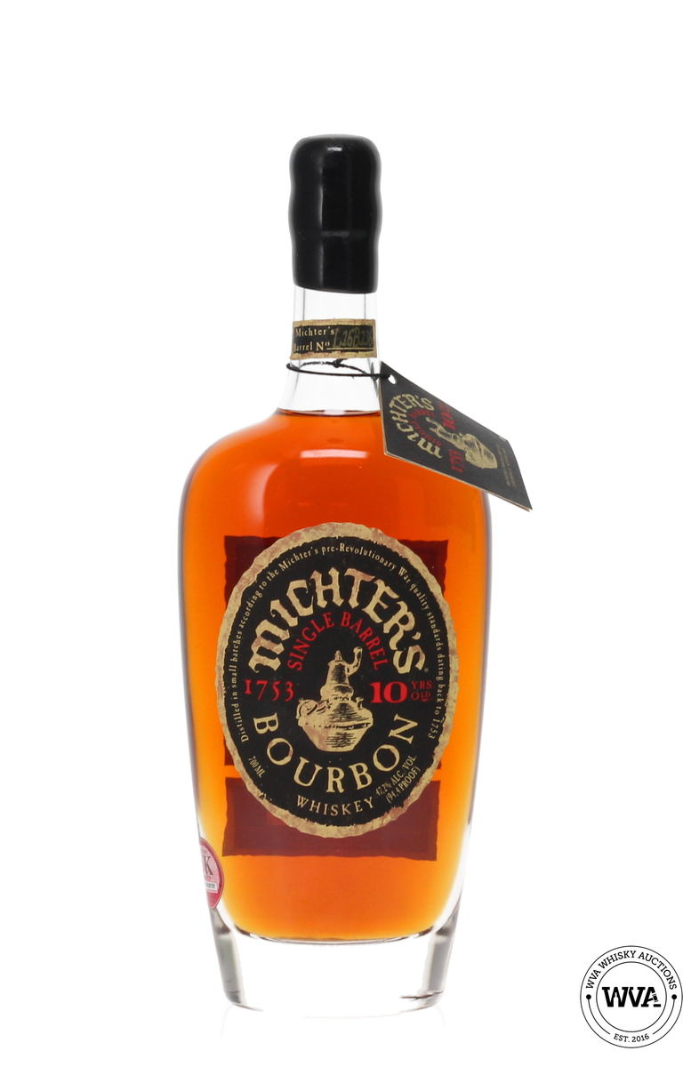 MICHTERS 10 YEAR OLD SINGLE BARREL BOURBON