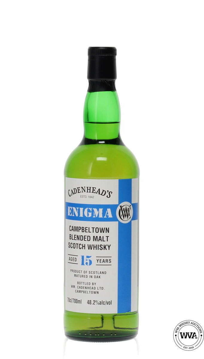 CADENHEAD'S ENIGMA 15 YEAR OLD CAMBELTOWN BLENDED MALT SCOTCH WHISKY