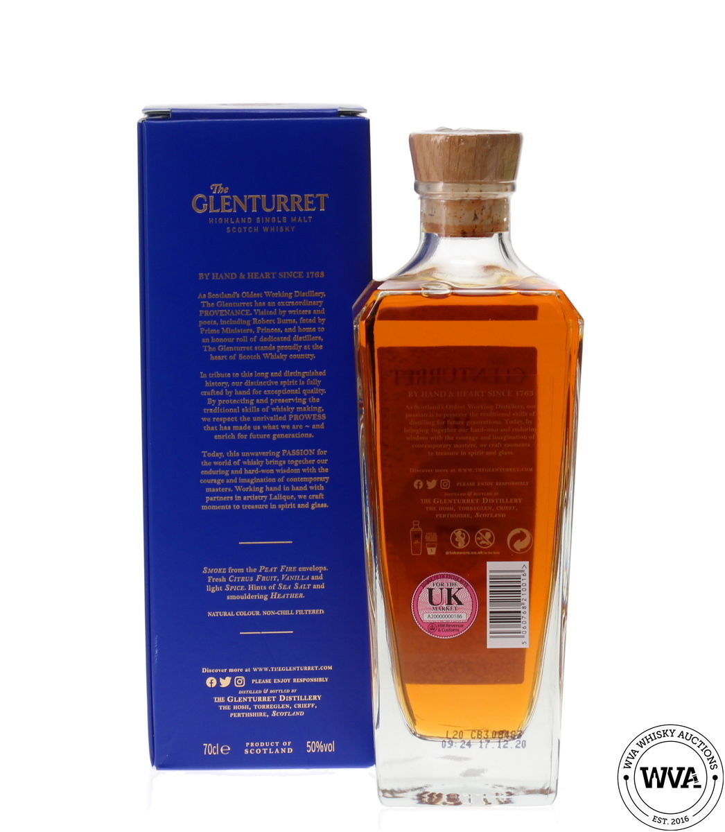 GLENTURRET 10 YEAR OLD PEAT SMOKED 2020 MAIDEN RELEASE