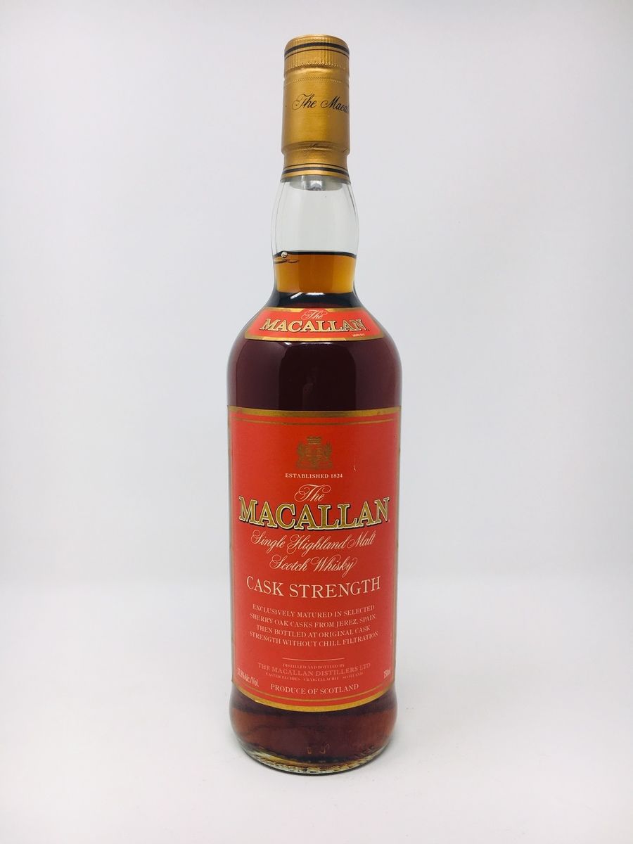LOT 2512 - THE MACALLAN CASK STRENGTH US IMPORT 75cl (NO RESERVE)