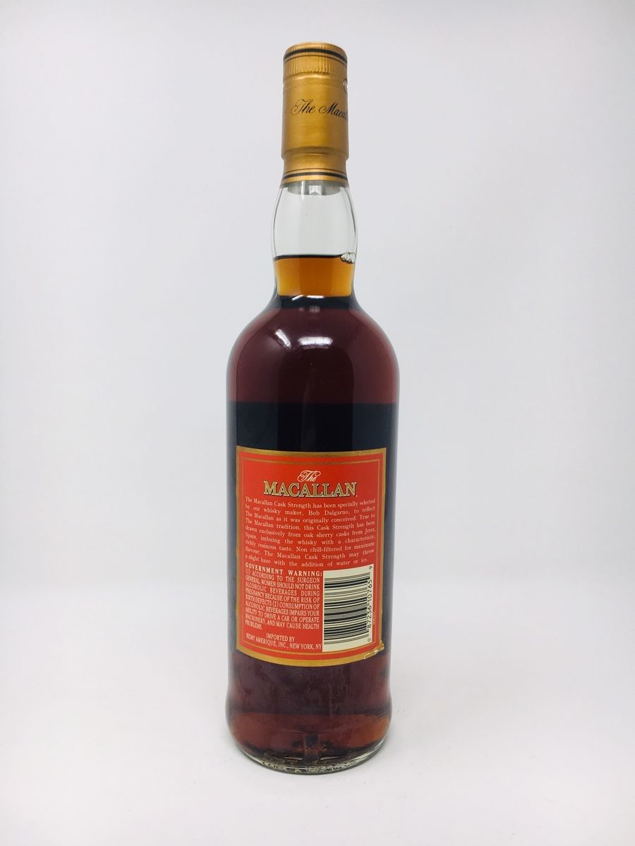 LOT 2512 - THE MACALLAN CASK STRENGTH US IMPORT 75cl (NO RESERVE)