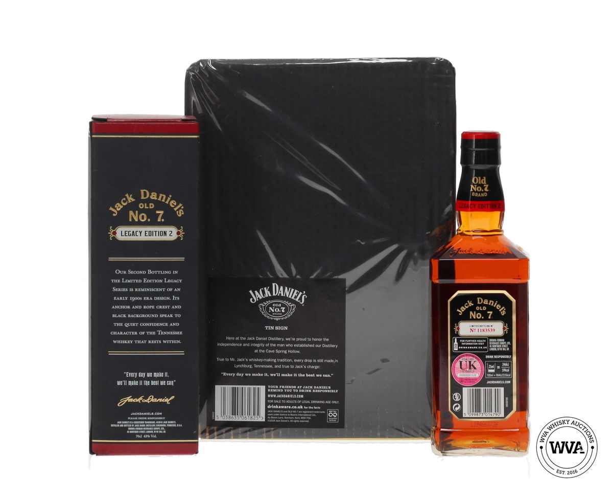 JACK DANIELS - LEGACY EDITION 2 SOUR MASH & JD SIGN