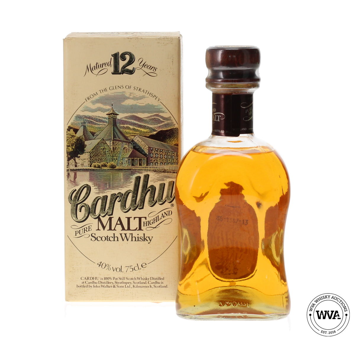 CARDHU 12 YEAR OLD 1980'S