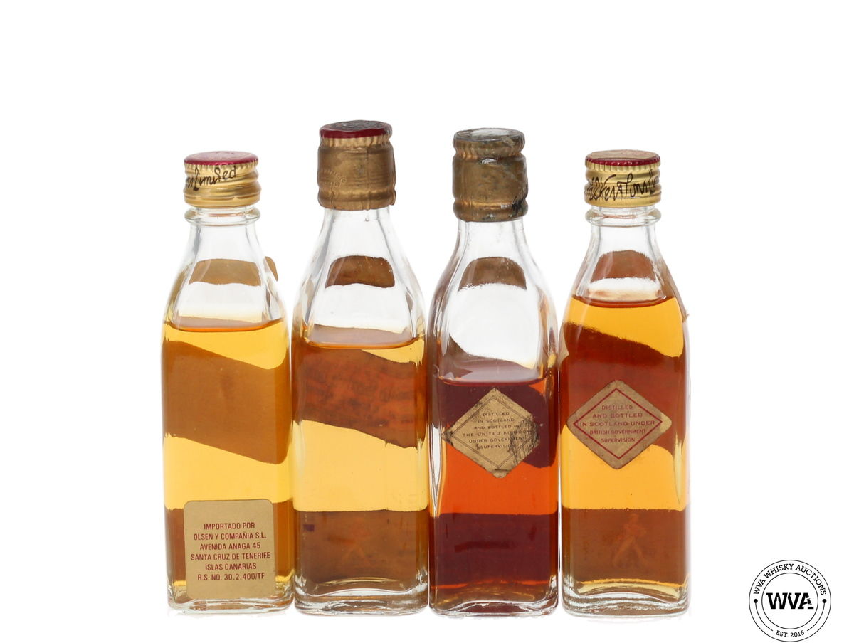 JOHNNIE WALKER WHISKY MINIATURES