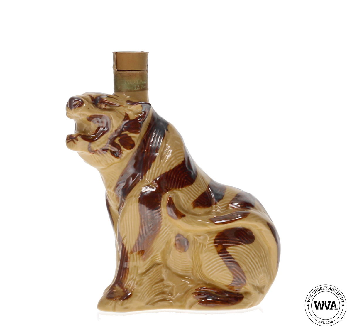 SUNTORY ROYAL 12 YEAR OLD 60cl - ZODIAC DECANTER YEAR OF THE TIGER (1998)