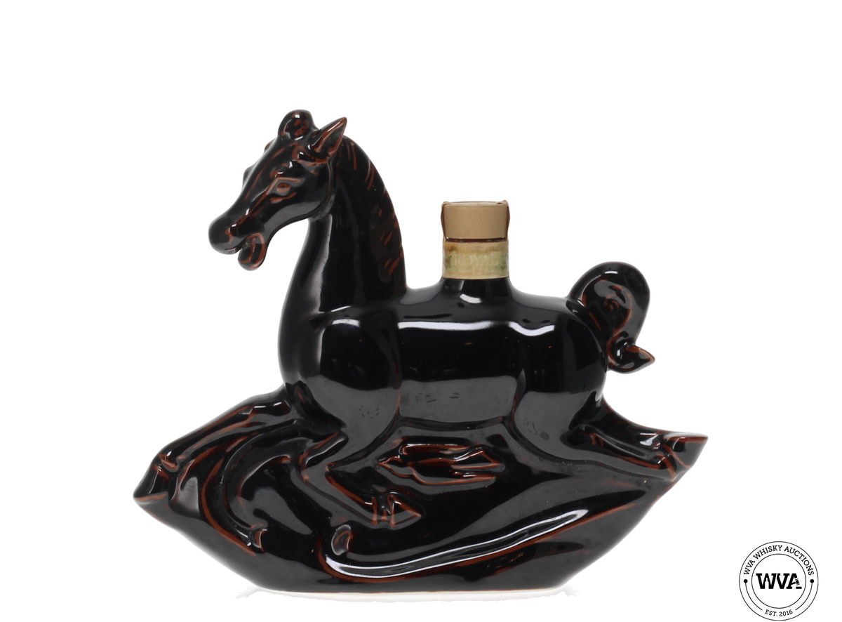 SUNTORY ROYAL 12 YEAR OLD 60cl - ZODIAC DECANTER YEAR OF THE HORSE (2002)