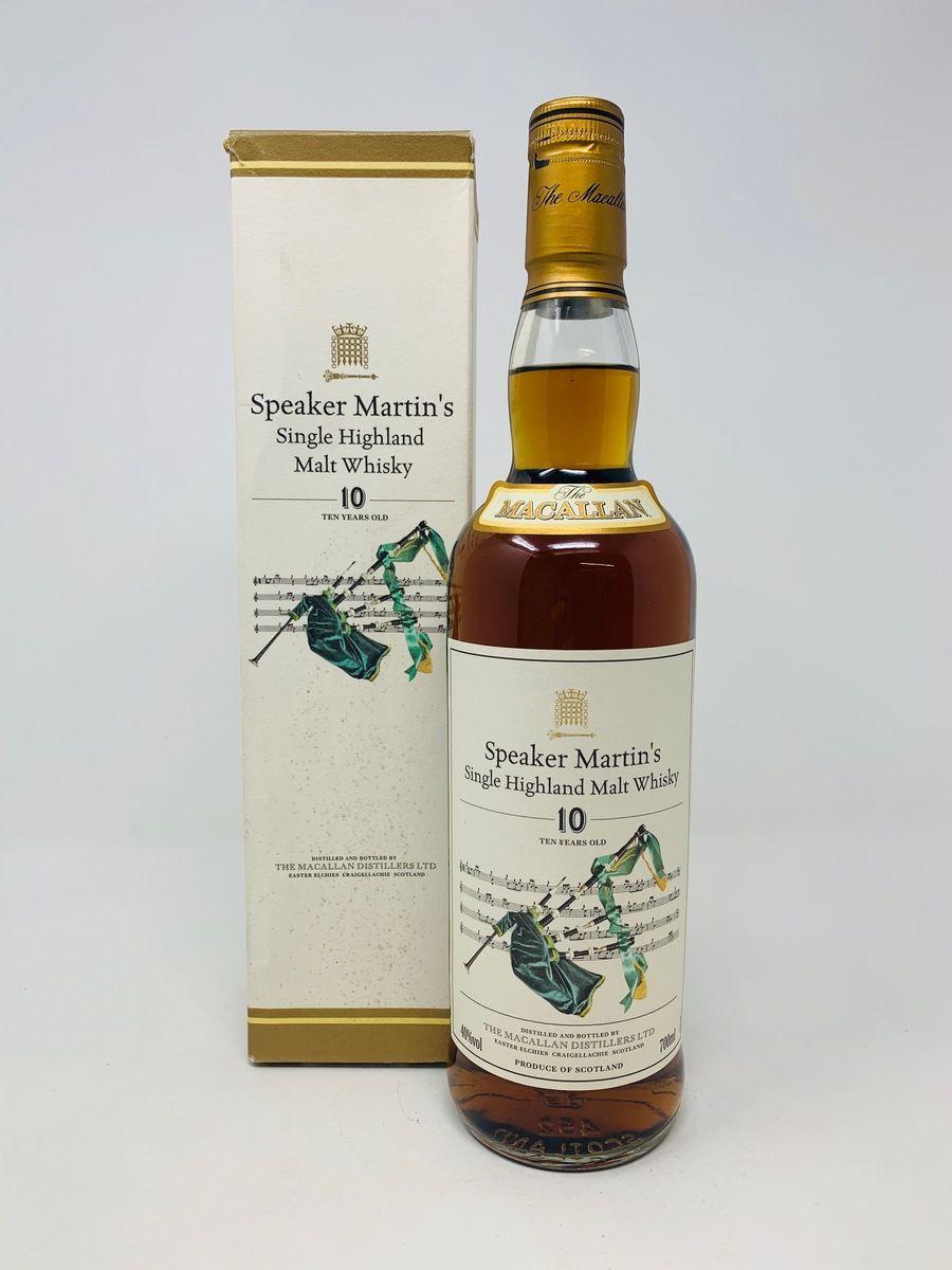 THE MACALLAN 10 YEAR OLD SPEAKER MARTIN'S