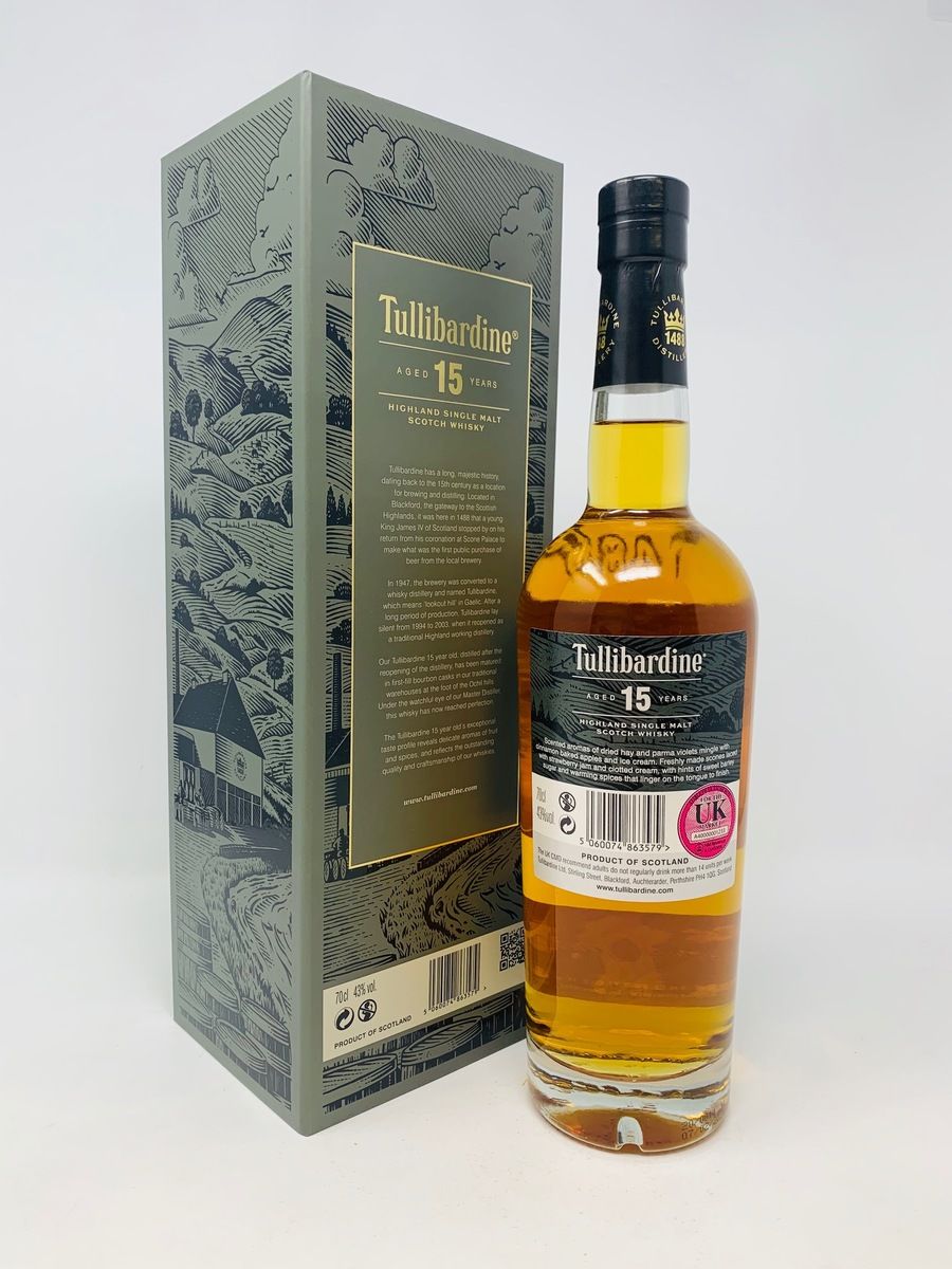 TULLIBARDINE 15 YEAR OLD