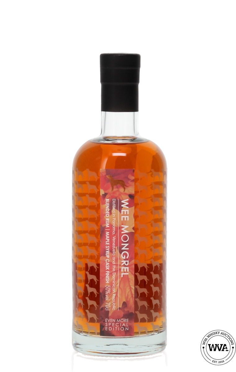 WEE MONGREL - MAPLE SYRUP CASK FINISH BLENDED RUM - LITTLE BROWN DOG