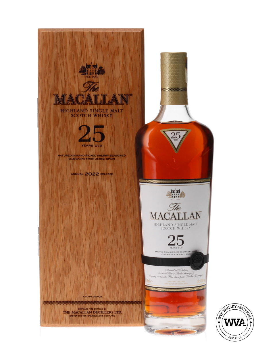 MACALLAN 25 YEAR OLD SHERRY OAK (2022) 