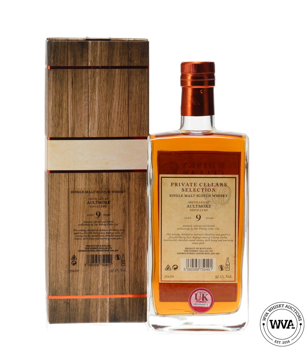 AULTMORE 9 YEAR OLD #900369 - PRIVATE CELLAR SELECTION