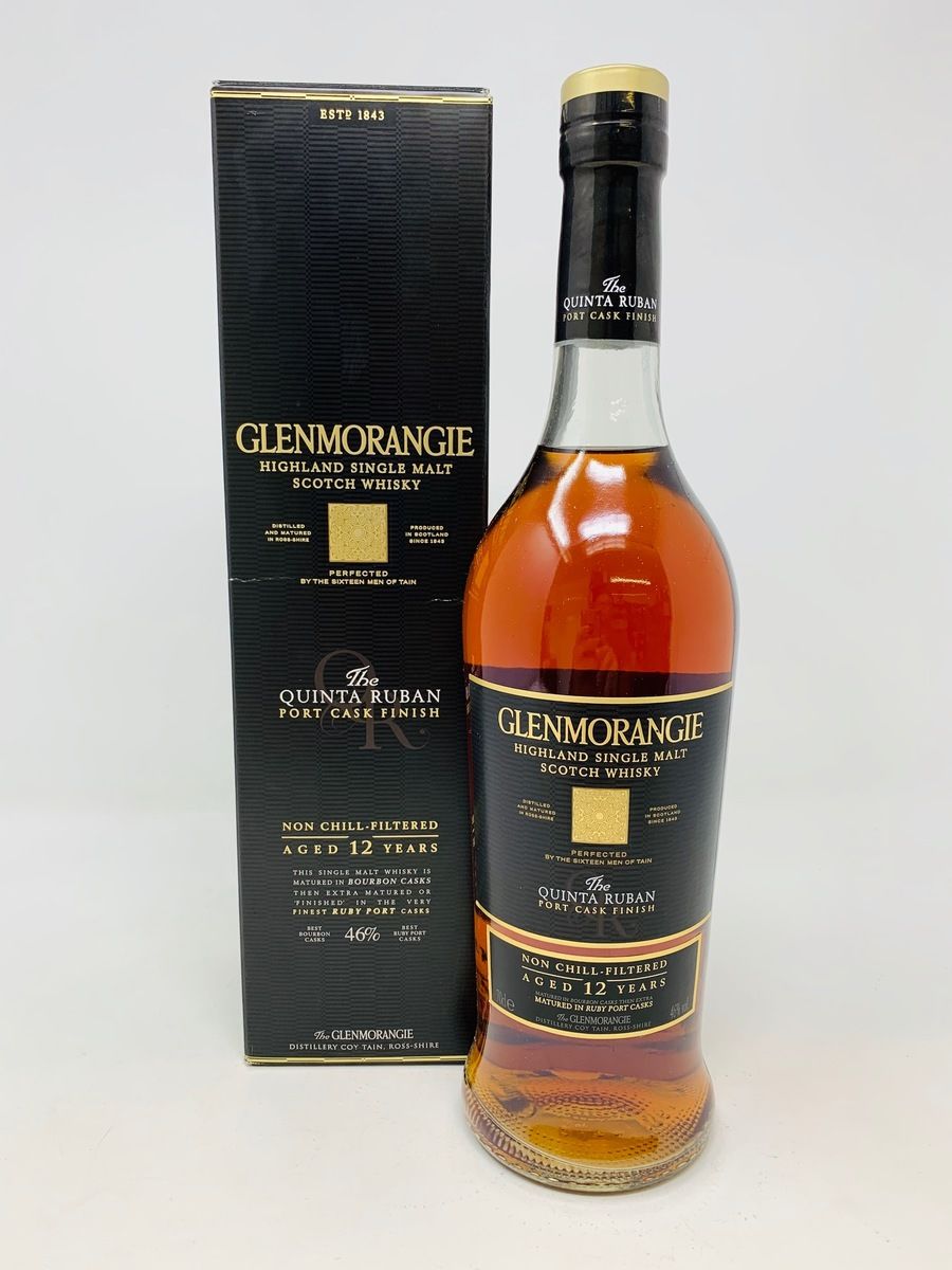 GLENMORANGIE QUINTA RUBAN BLACK BOX 12 YEAR OLD