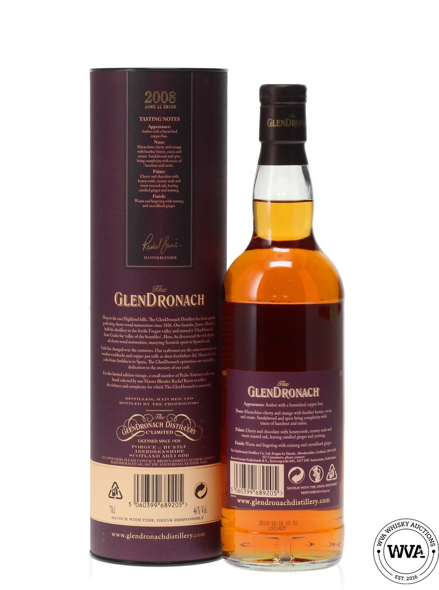 Glendronach 11 Year Old 2008 - Danish Retailers